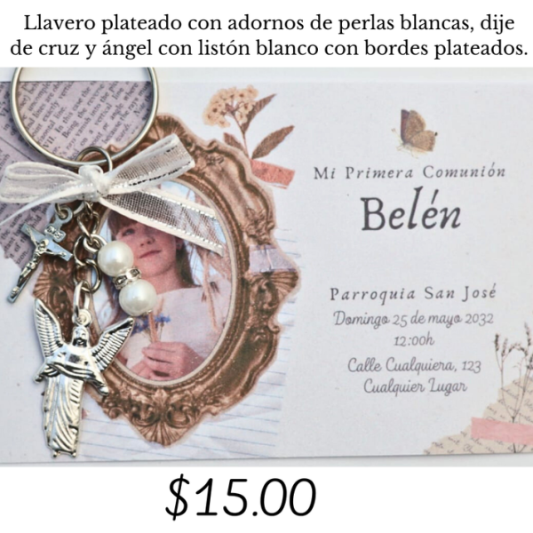 Llavero plateado