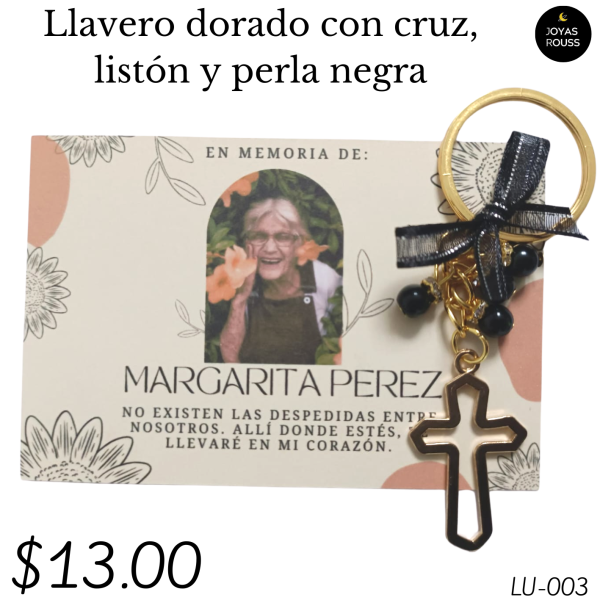 Llavero dorado