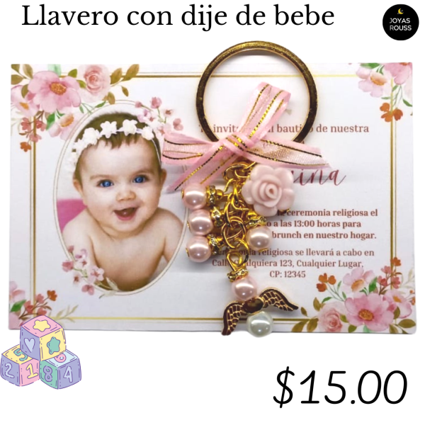 Llavero dorado
