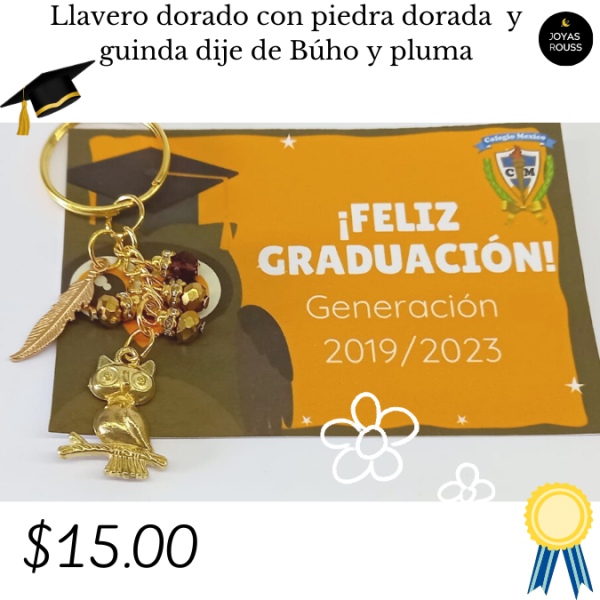 Llavero dorado