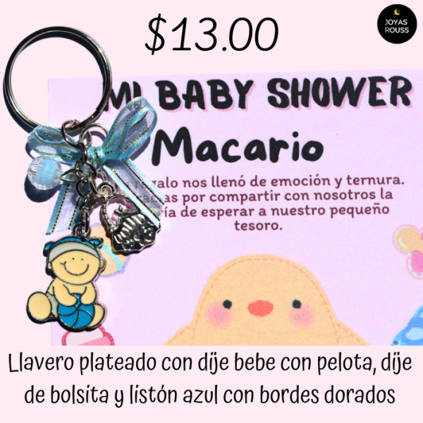 Llavero plateado