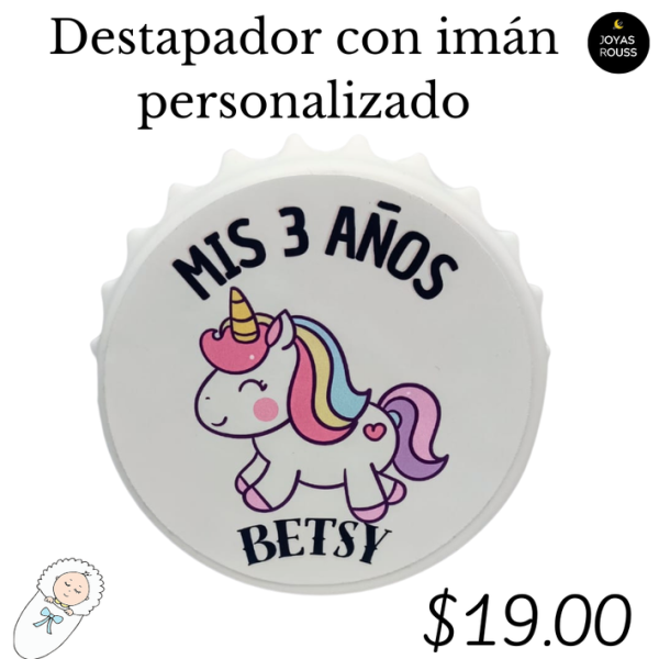 Destapador con imán