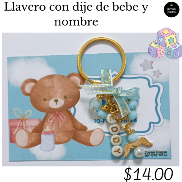Llavero con dije