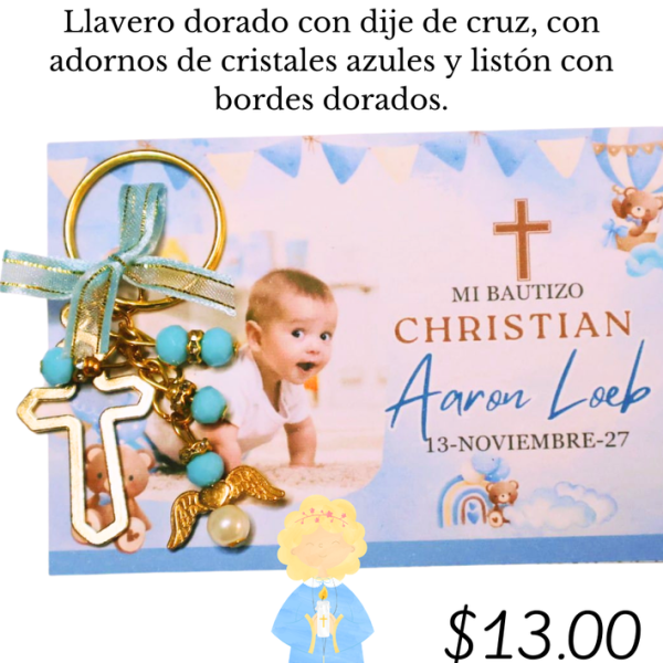 Llavero dorado