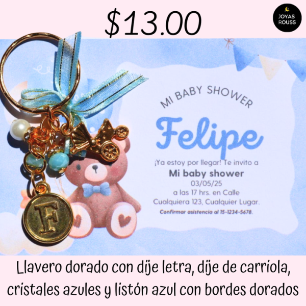 Llavero dorado