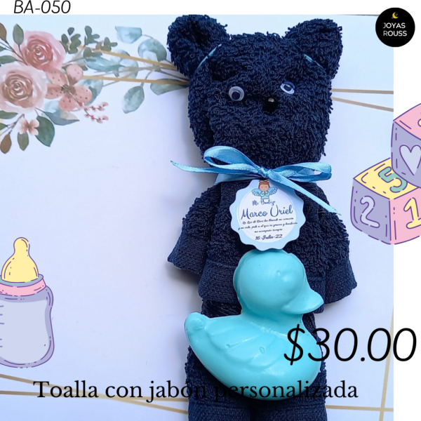 Toalla con jabón