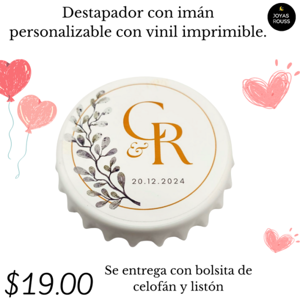 Destapador con imán