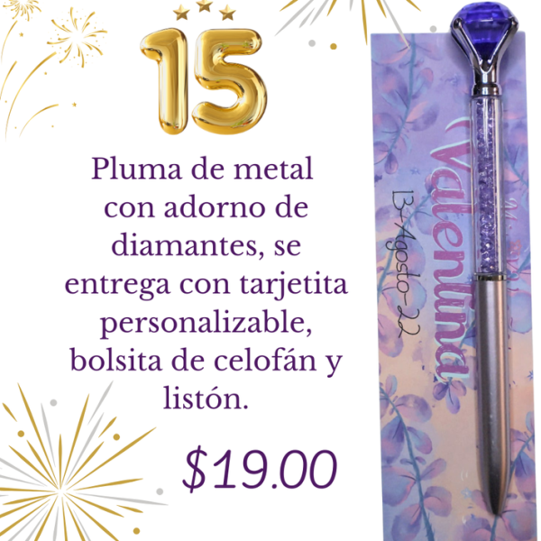 Pluma de metal