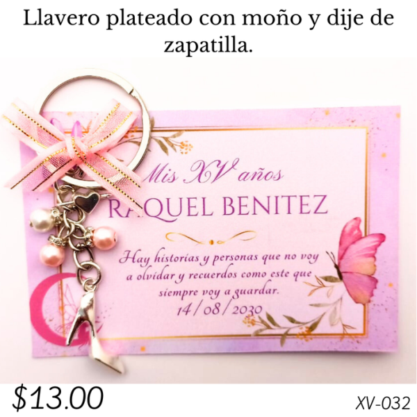 Llavero plateado