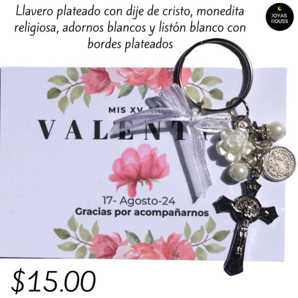 Llavero plateado