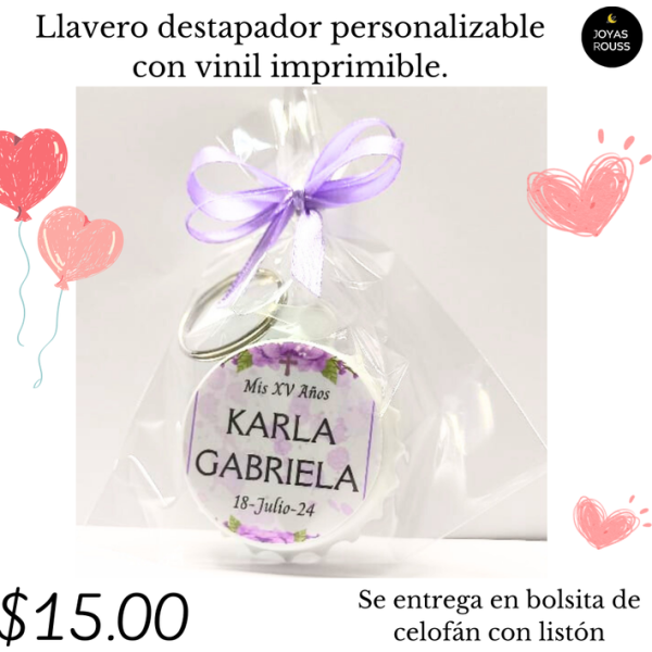 Llavero destapador