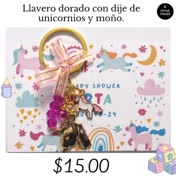 Llavero dorado