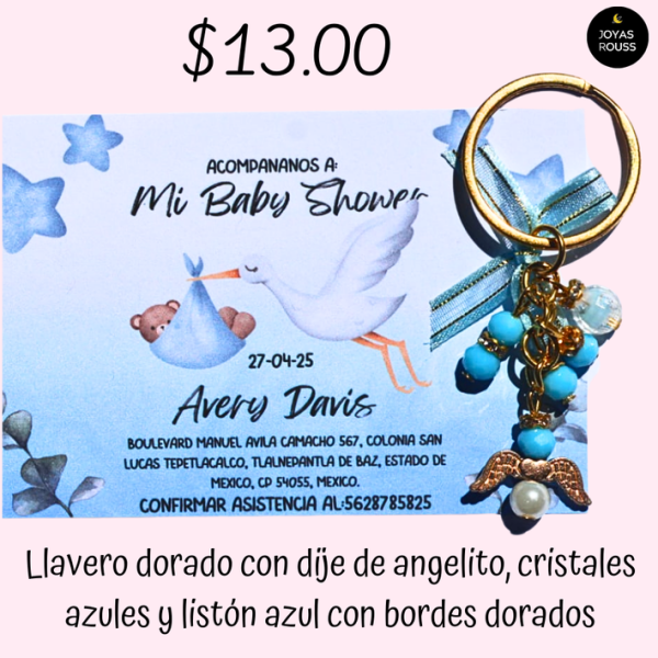 Llavero dorado