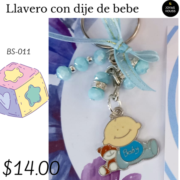 Llavero con dije