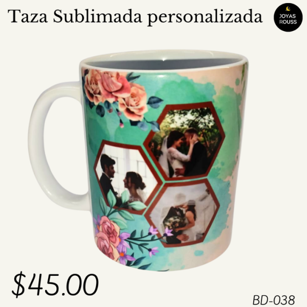Taza sublimada personalizada