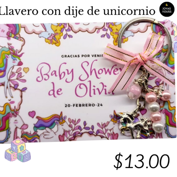 Llavero con dije