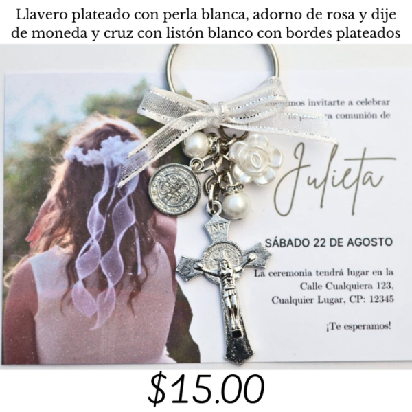 Llavero plateado