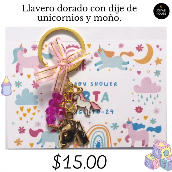 Llavero dorado