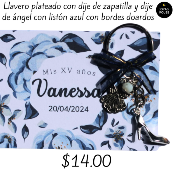 Llavero plateado
