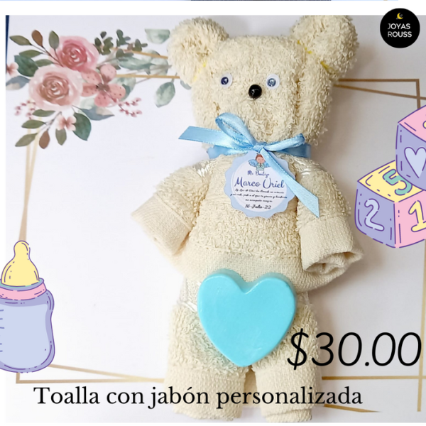 Toalla con jabón