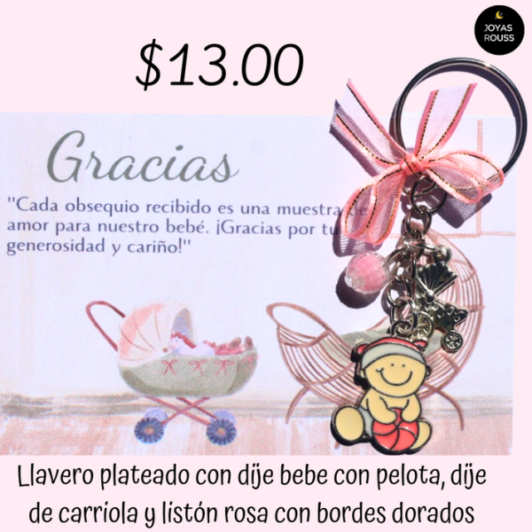 Llavero plateado