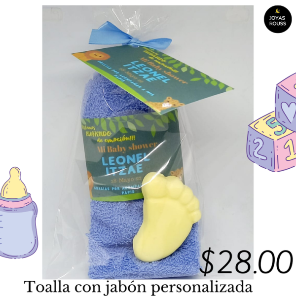 Toalla con jabón