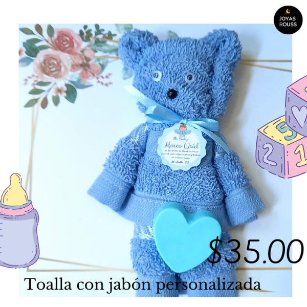 Toalla con jabón