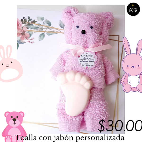 Toalla con jabón
