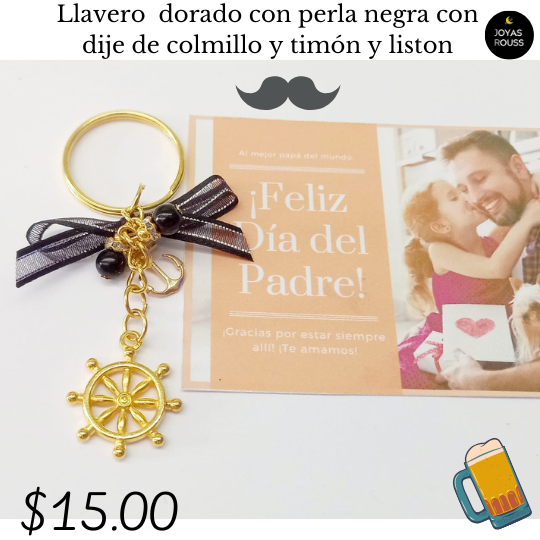 Llavero dorado
