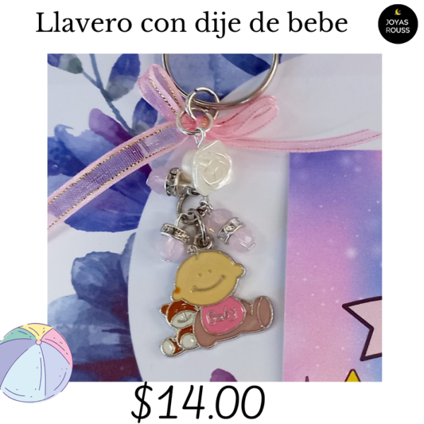 Llavero con dije