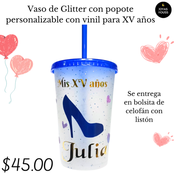 Vaso Glitter