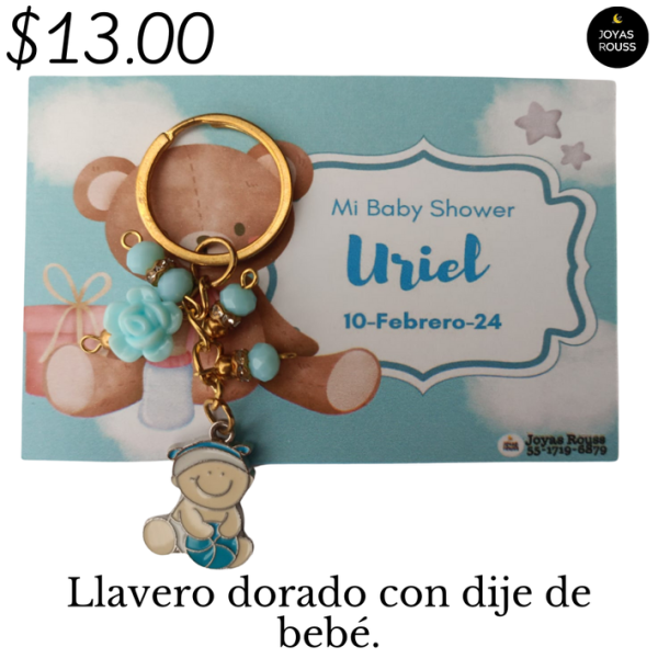 Llavero dorado