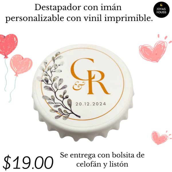 Destapador con imán