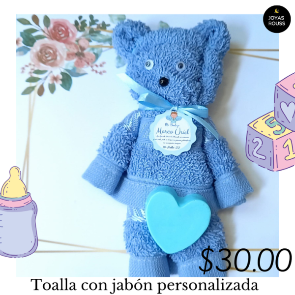 Toalla con jabón