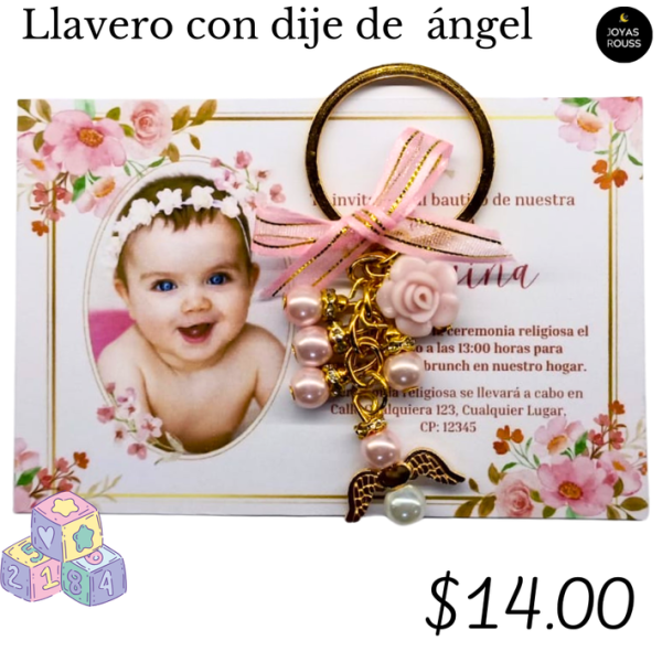 Llavero con dije