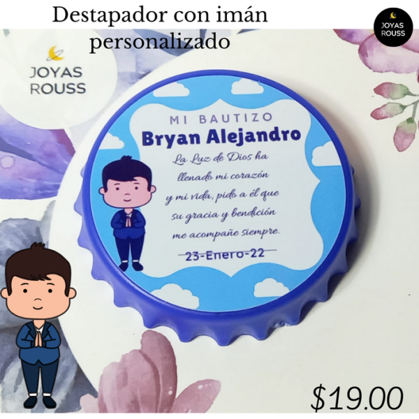 Destapador con imán