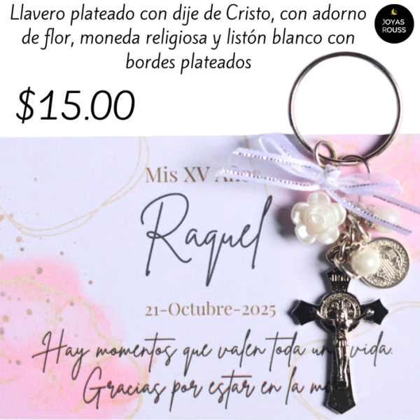 Llavero plateado