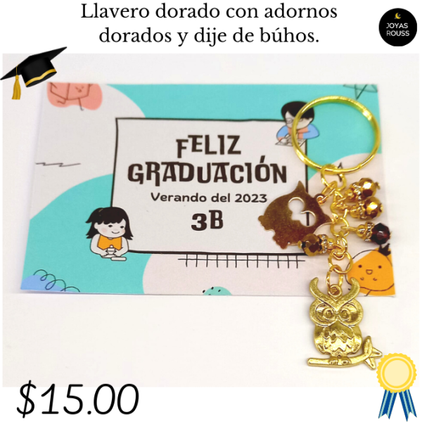 Llavero dorado
