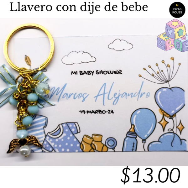 Llavero con dije